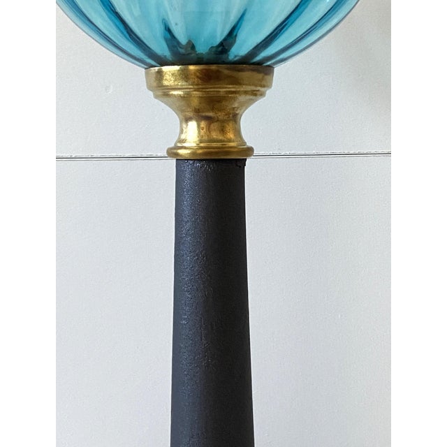 Antique Louis XVIII Empire Style Oil Lamp in Bronze from Charles For Sale - Image 9 of 13