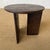 2020s Reclaimed Elm Side Table - Walnut Finish For Sale - Image 5 of 10