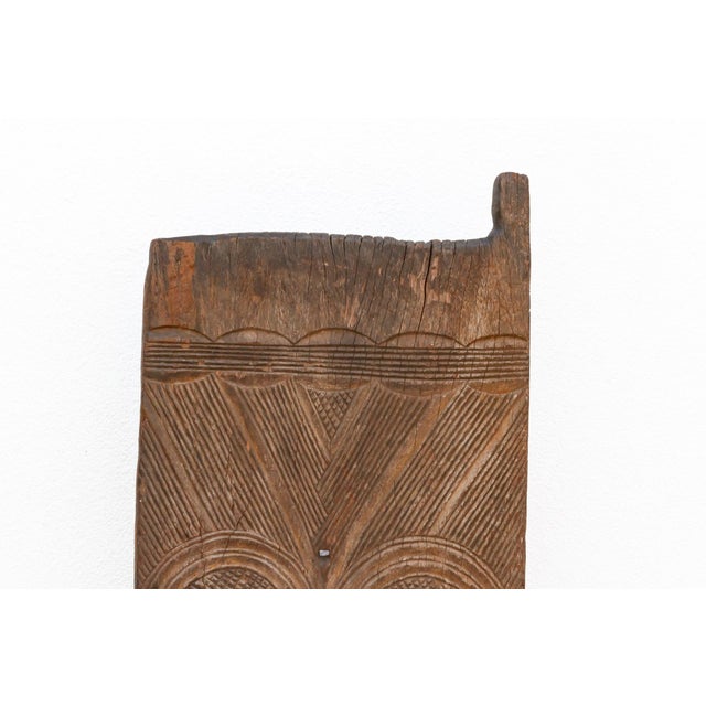 African Twin Ring Antique Igbo African Door For Sale - Image 3 of 8
