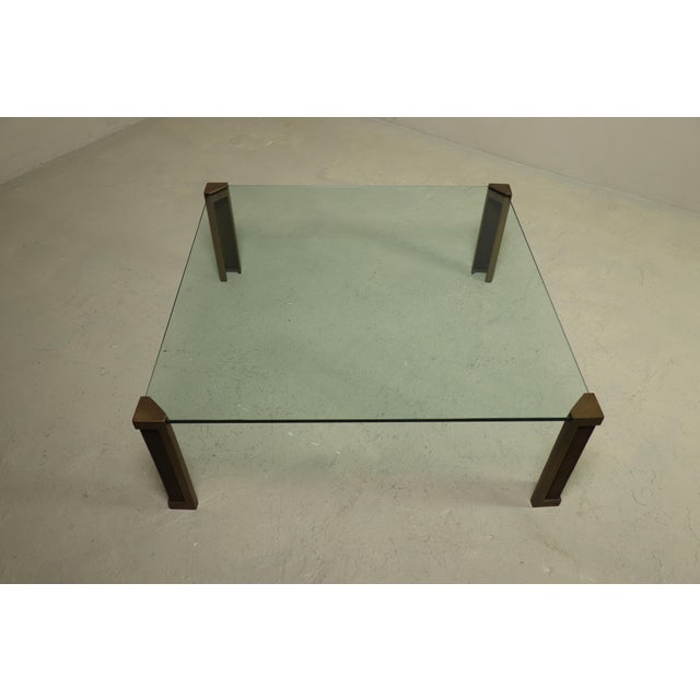 Large Monumental Model T14 Coffee Table from Peter Ghyczy, 1970s For Sale - Image 10 of 11