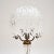 Boho Chic Crystal Glass Table Lamp, 1920s For Sale - Image 3 of 6