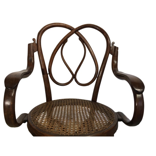 19th Century Bentwood Rocking Chairs in Style of Jacob & Josef - A Pair For Sale - Image 5 of 7