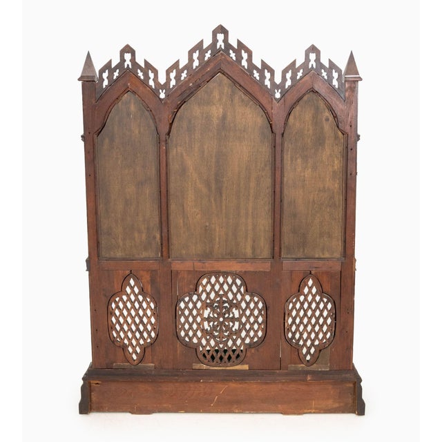 American Gothic Style Rosewood Hall Tree For Sale - Image 15 of 15