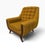 Mid-Century Modern Walnut Upholstered Sofa & Arm Chair For Sale - Image 11 of 16