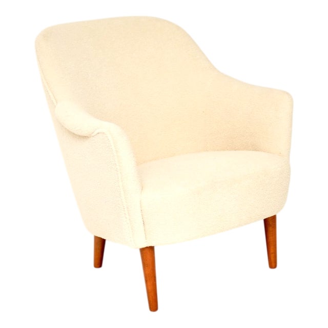 Vintage Swedish Samspel Chair by Carl Malmsten, 1960 For Sale