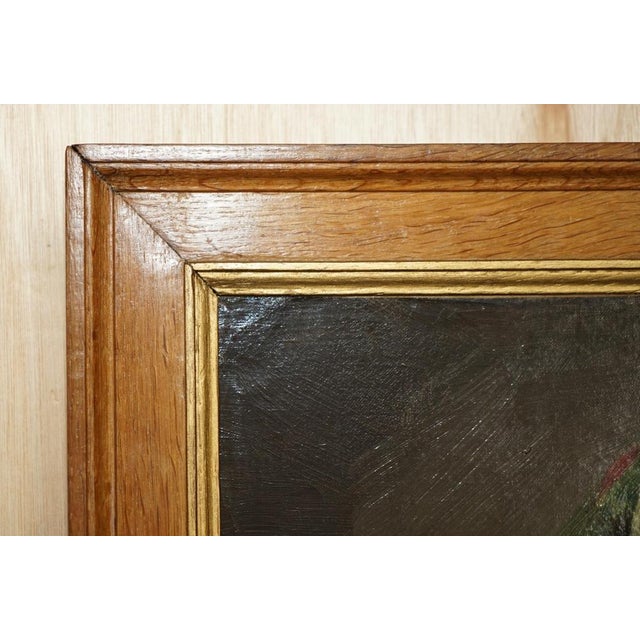 This is a stunning Napoleon III oil painting portrait of a gentleman wearing a headscarf, made in Paris France circa 1860,...