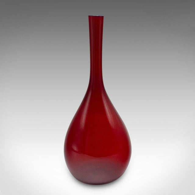 1960s 1960's Vintage Narrow Stem Vase For Sale - Image 5 of 10