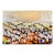 Mid Century Modern Abstract Landscape - San Francisco Hills in the Fog For Sale