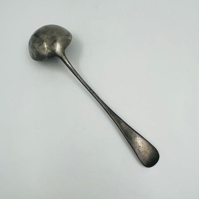 Early 19th Century Rustic German Pewter Ladle For Sale - Image 16 of 17