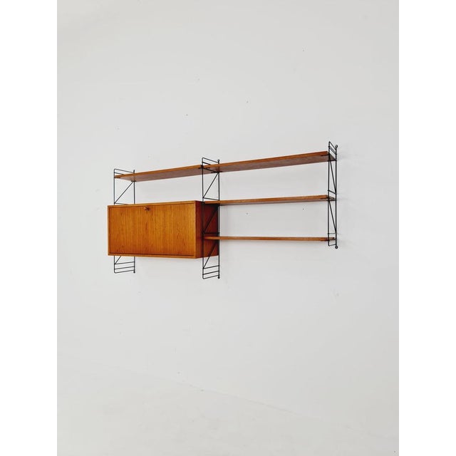 German Teak Shelf System from Erbus, West Germany, 1950s For Sale - Image 3 of 11