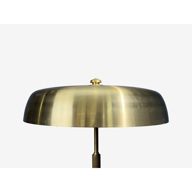 Late 20th Century Hövik Lys, Large Table Lamp, Brass Sheet, Norway, 1970s For Sale - Image 5 of 9