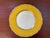 20th Century Black Knight Yellow/Gilt Plates Set of Four For Sale - Image 12 of 12