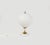 Italian Table Lamp in Marble and Opaline Glass, 1960s For Sale - Image 4 of 10