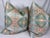 Transitional D Kap Home "Ashanti" in Coral, Salmon, Turquoise and Teal 22" Pillows-a Pair For Sale - Image 3 of 3