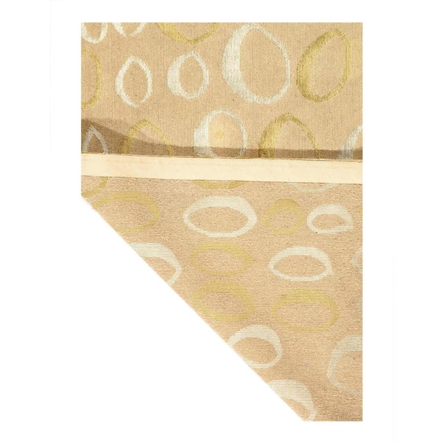 Contemporary 2020s Cream Modern Runner Wool & Silk For Sale - Image 3 of 4