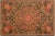 1970s Vintage Tribal Low Pile Green/Green Wool Rug - 6'3" X 8'3" For Sale - Image 9 of 10