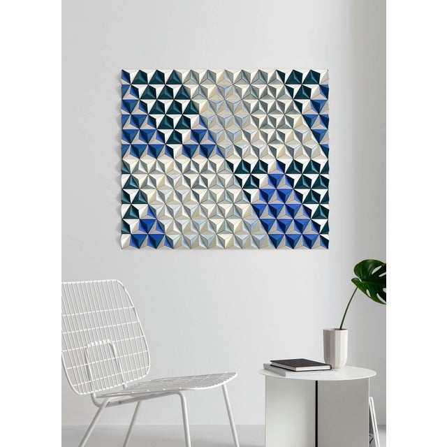Sebastian Welzel, Fis-6 Topographie, Laminated Cardboard, Limited Edition 5 of 20 For Sale - Image 4 of 7