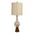 Tall Mid-Century Ivory Ceramic Lamp Attributed to Marcello Fantoni For Sale