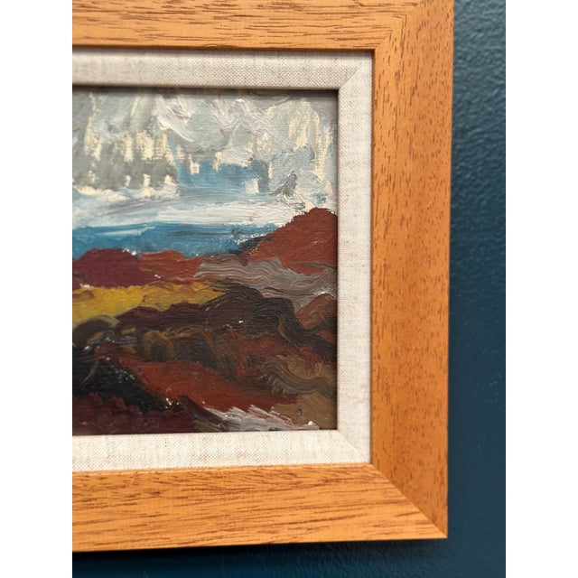 Göran Brunius, Landscape, 1960s, Oil on Panel, Framed For Sale - Image 6 of 18