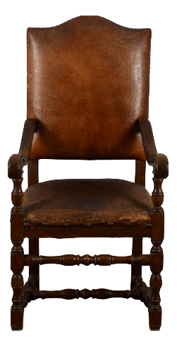 Antique Baroque Chair, 1800s