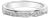 IGI Certified 1/2 Cttw Princess Cut Diamond 18K White Gold Channel Set Half Eternity Style Wedding Band Ring (H-I Color, SI2-I1 Clarity) - Size 5 For Sale