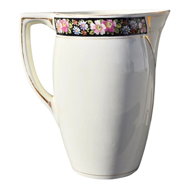 1920s Boch Frères Keramis Pitcher For Sale