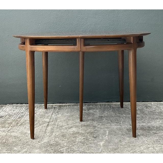 Mid-Century Modern Vintage MCM Extendable Dining Table For Sale - Image 3 of 12