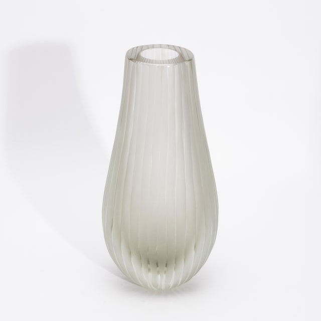 Hand-Blown Murano Supreme Vase in Citrine Tall For Sale In Los Angeles - Image 6 of 12