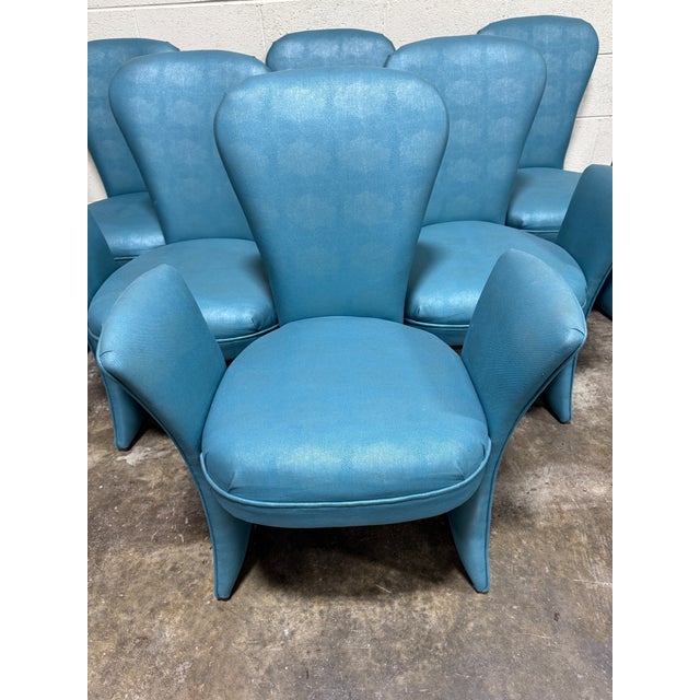 Post Modern Wing Dining Chairs - Set of 6 For Sale - Image 10 of 11