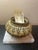 American Rare HTF Handcrafted Wounaan Palm Basket From Panama W/ Geometric Greek Key Motif. For Sale - Image 3 of 3