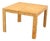 Thomasville Burl Wood Square Dining Table With 2 Leaves For Sale