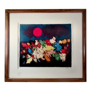 Mordecai Ardon Moon Rocks 1970 Reproduction Print