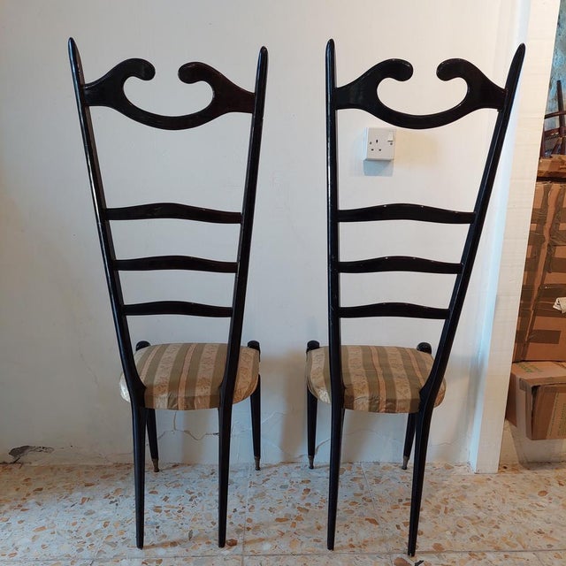 Set of Dining Chairs by Paulo Buffa, 1940s For Sale - Image 6 of 7