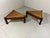 Brutalist Triangular Shaped Oak Coffee Side Tables, 1970s, Set of 2 For Sale - Image 14 of 18