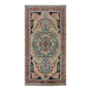 Old Persian Heriz Area Rug 2’9″ X 5’7″
