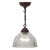 Clear Prismatic Pendant in Antique Bronze finish. Wattage: 60W