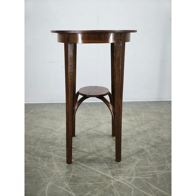No. 207 Bentwood Oval Table by Mazowia for Thonet, Poland, 1910s For Sale - Image 12 of 14