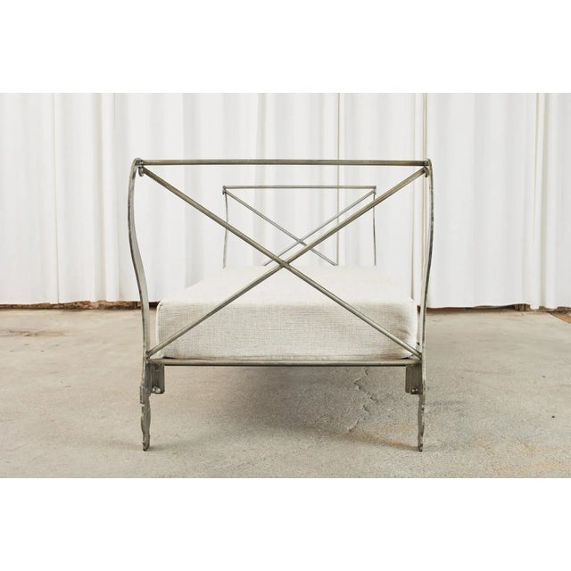 Italian Neoclassical Style Iron Scrolled Daybed For Sale In Sacramento - Image 6 of 13