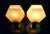 Kaiser Leuchten White Opal Glass and Teak Wall Lamps, Germany - Set of 2 For Sale - Image 4 of 13