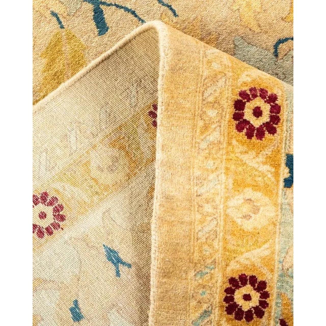 Mogul, One-of-a-Kind Hand-Knotted Area Rug in Ivory, 9' 1" x 12' 1" For Sale In New York - Image 6 of 8