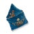 Early 19 Century Italian Dark Blue With Gold Embroidery Hand Made Pillow For Sale In West Palm - Image 6 of 7