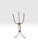 1970s Vintage Mid-Century Modern Stainless Steel Champagne Bucket on Tripod Stand, 30.5” For Sale - Image 5 of 8