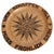 Decorative Hand-Carved Wooden Plate with Pyrography, 1960s For Sale - Image 6 of 6
