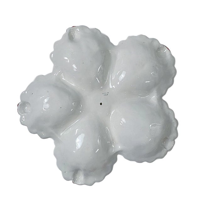 1970s Large Italian Italian Artichoke & Cabbage Serving Platter For Sale In Houston - Image 6 of 6