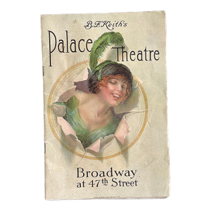 Vintage Edwardian Era Broadway Theater Program