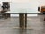 Bespoke Glass + Sculptural Base Dining Table For Sale - Image 4 of 12