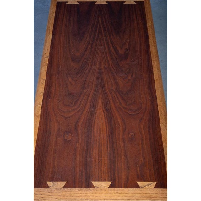 Coffee Table in Walnut and Oak by Andre Bus for Lane Acclaim, 1960s For Sale - Image 6 of 10