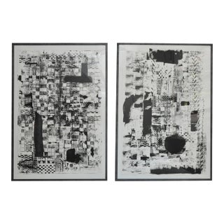 21st C India Ink Drawings by Elliot Bergman For Sale