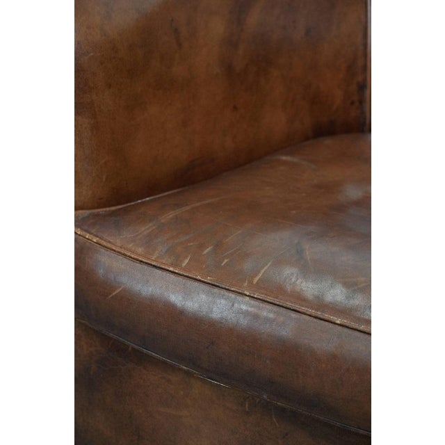 Vintage Sheepskin Club Armchairs, Set of 2 For Sale - Image 12 of 17