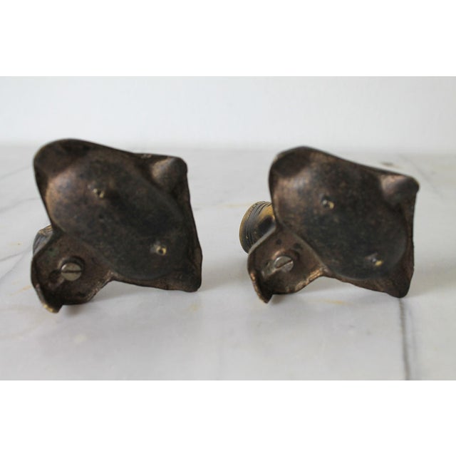 Brass Vintage Cast Brass Egyptian Ashtrays - A Pair For Sale - Image 8 of 10